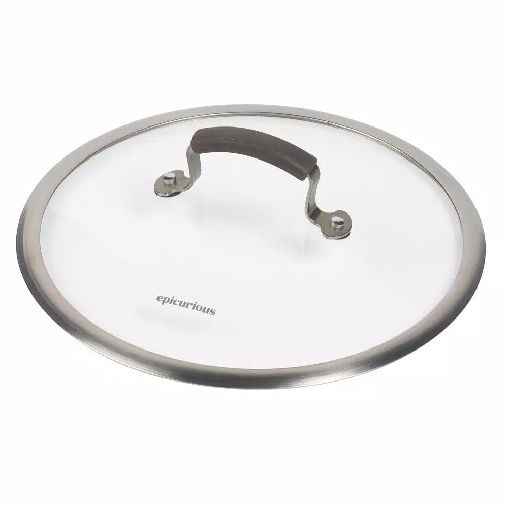 Epicurious 4 Qt. Hard-Anodized Aluminum Nonstick Saute Pan with Glass Lid
