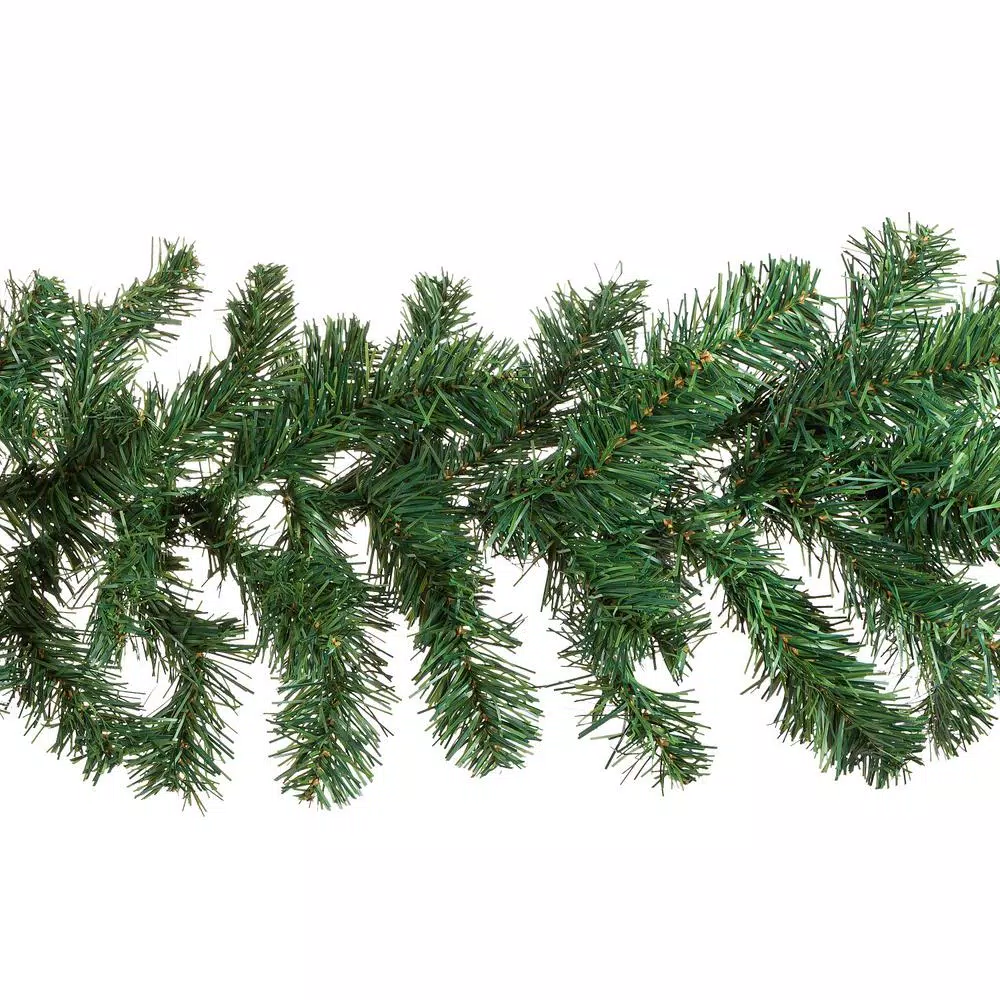 Unbranded 9 ft. Balsam Pine Artificial Garland Set of 2, Green