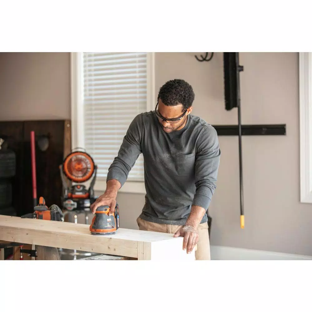 RIDGID 18V Cordless 5 in. Random Orbit Sander, Tool Only