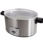 KALORIK 8 Qt. Stainless Steel Digital Slow Cooker with Ceramic Crock and Locking Lid thumbnail 4