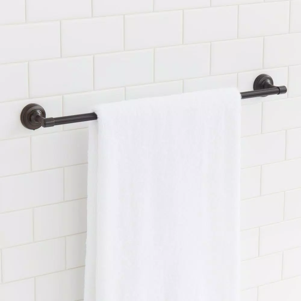 Glacier Bay Keegan 24 in. Towel Bar, Oil Rubbed Bronze, Transitional Style