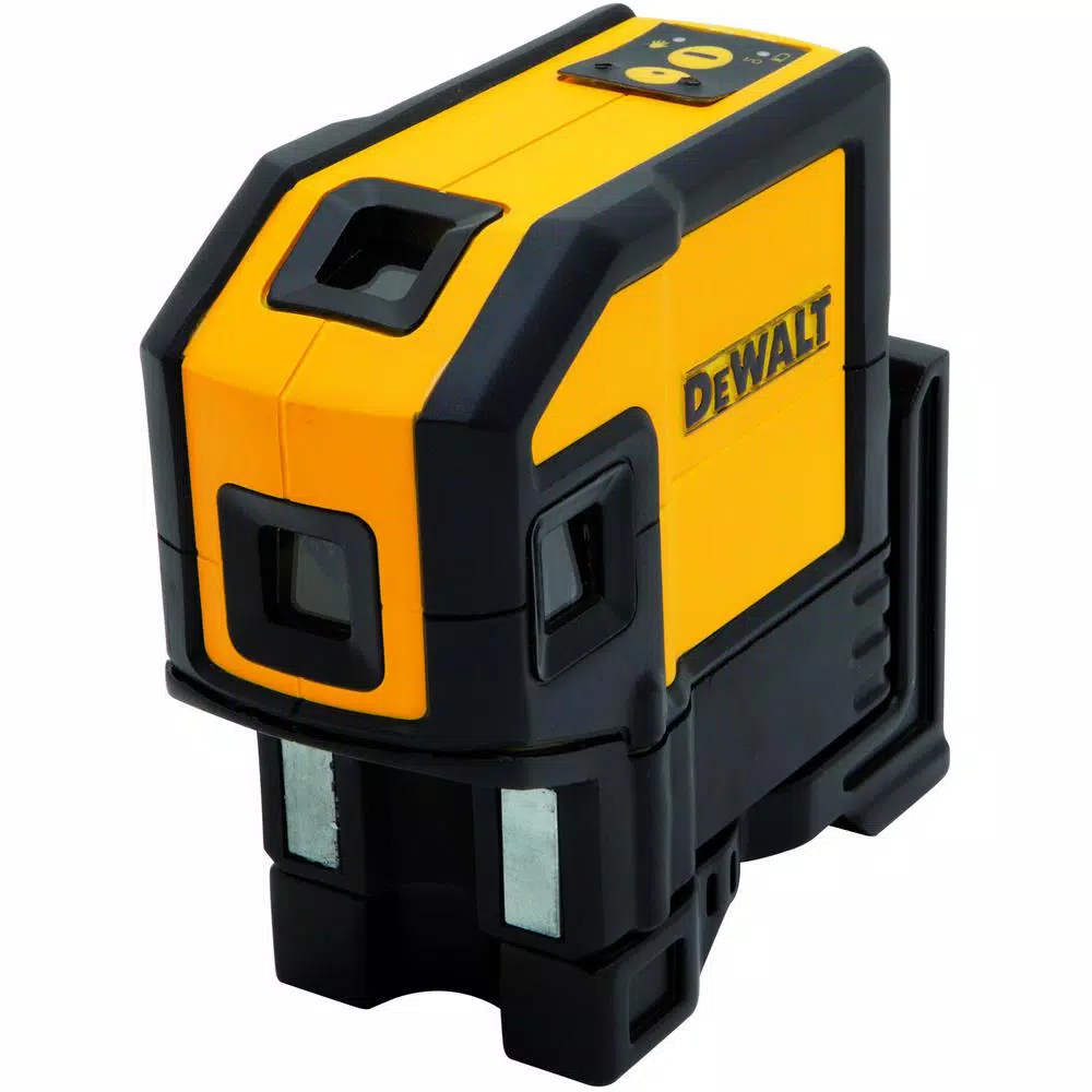 DEWALT Self-Leveling Red Line Laser Level with 100 ft. Laser Distance Measurer Bundle
