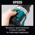 Makita 18V LXT Brushless Cordless 1/2 in. Driver-Drill (Tool Only) thumbnail 7