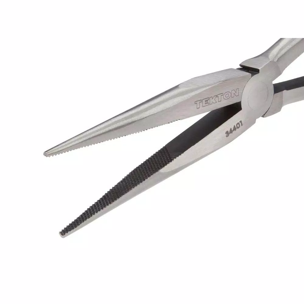 TEKTON 4-Piece Long Reach Pliers Set with Chrome Vanadium Steel