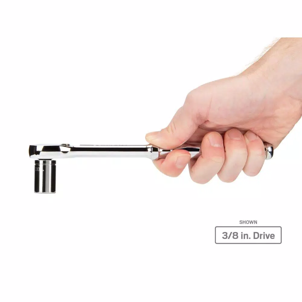 TEKTON SRH91001 3-Piece Ratchet Set, 1/4 in., 3/8 in., and 1/2 in. Drives, 90-Tooth