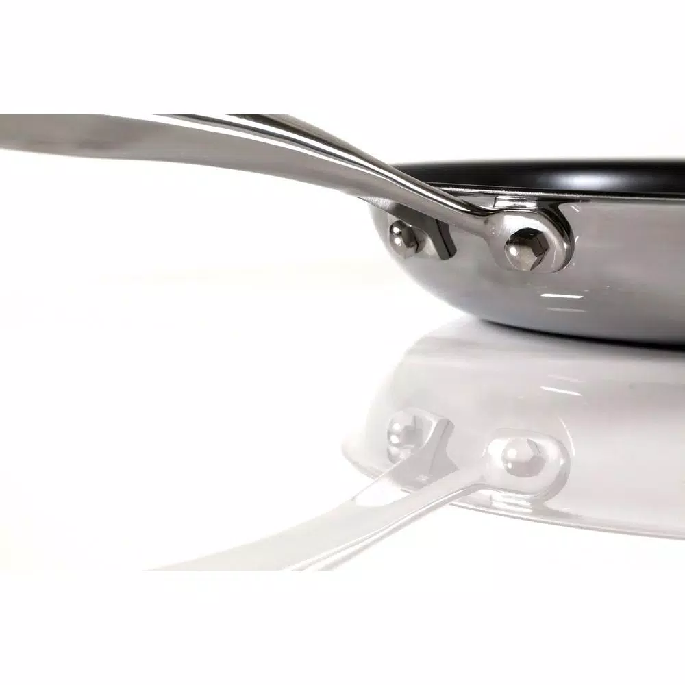 Black Cube 12.5 in. Hybrid Non-Stick Stainless Steel Wok