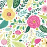 Sugar Plum Party Spring Blossoms SugarPlum Collection Cocktail Napkins, 32-Piece Paper Set thumbnail 2