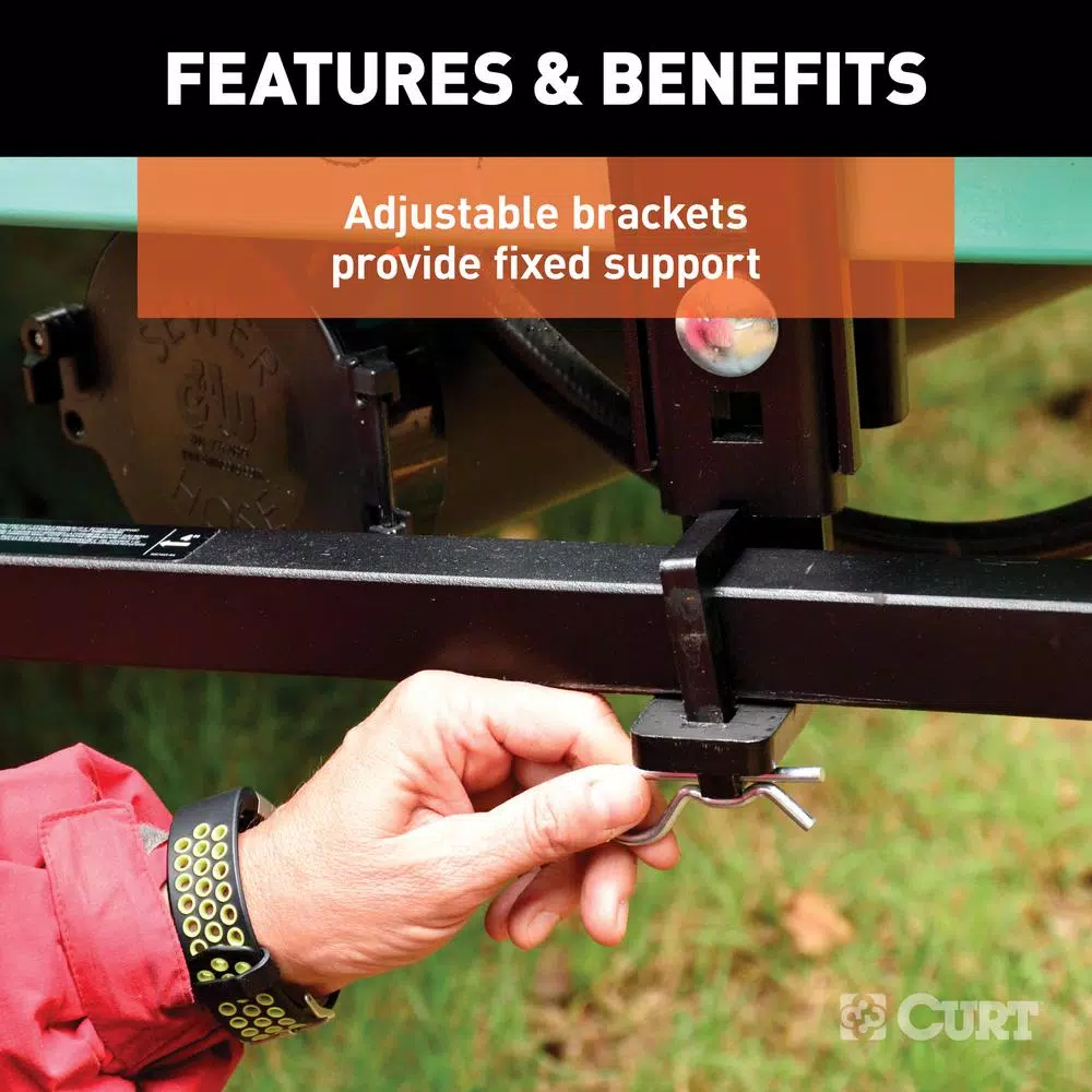 CURT TruTrack Trunnion Bar Weight Distribution System, 10,000-15,000 lbs GTW, 35-9/16" Bars