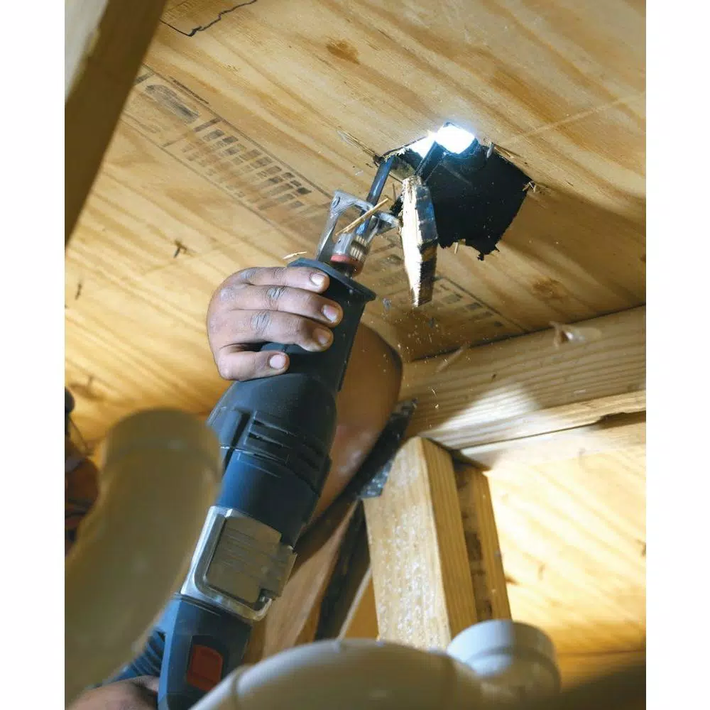 Bosch 12 Amp Corded 1 in. Variable Speed Compact Reciprocating Saw with Carrying Case