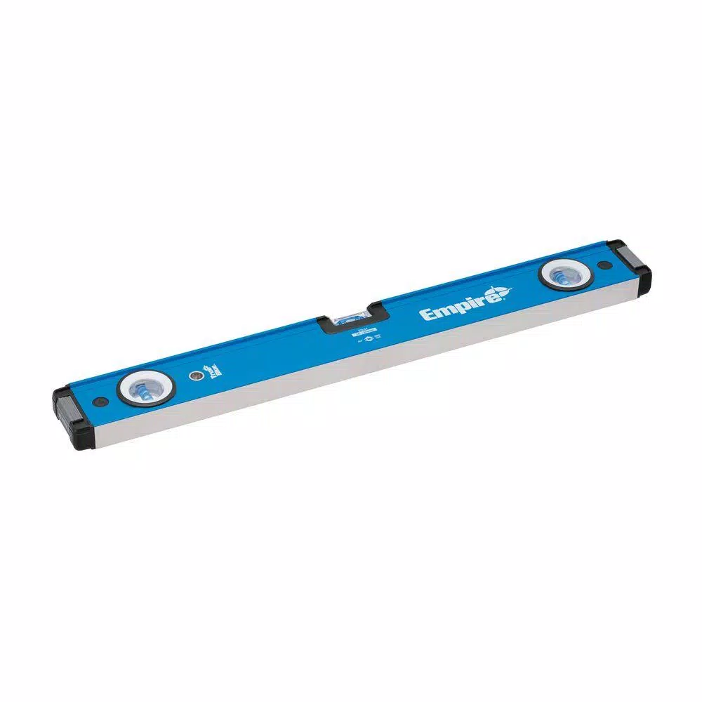 Empire 24 in. True Blue Magnetic Box Beam Level with 12 in. Magnetic Level