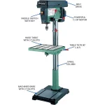 Grizzly Industrial 20 in. 12-Speed Floor Drill Press with 1-1/2 HP Motor and MT #4 Spindle Taper thumbnail 3