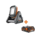 RIDGID 18V Cordless LED Flood Light with Detachable Light and 1.5 Ah Lithium-Ion Battery thumbnail 1