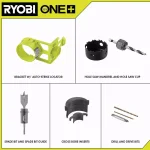 RYOBI Wood Door Lock Installation Kit with Auto-Strike Locator thumbnail 2