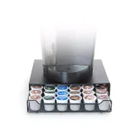 Mind Reader Bam 36-Capacity Metal Mesh Coffee Pod Storage Drawer - Black thumbnail 1