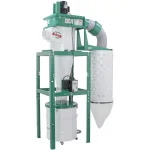 Grizzly Industrial 3 HP Cyclone Dust Collector with 55 Gal. Steel Drum and BIA Certified Filter thumbnail 1