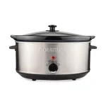 Courant 7 Qt. Stainless Steel Slow Cooker with Temperature Settings thumbnail 1