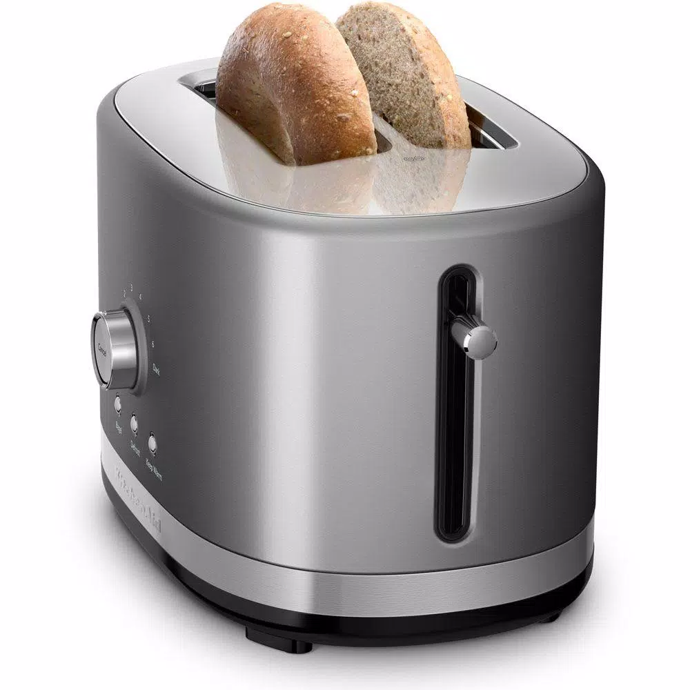 KitchenAid KMT2116CU 2-Slice Contour Silver Wide Slot Toaster