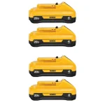 DEWALT 20V MAX Compact Lithium-Ion 4.0 Ah Battery Pack (4-Pack) thumbnail 1