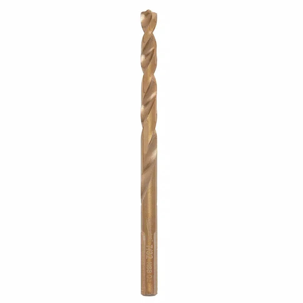 Milwaukee 7/32 in. Cobalt Red Helix Twist Drill Bit