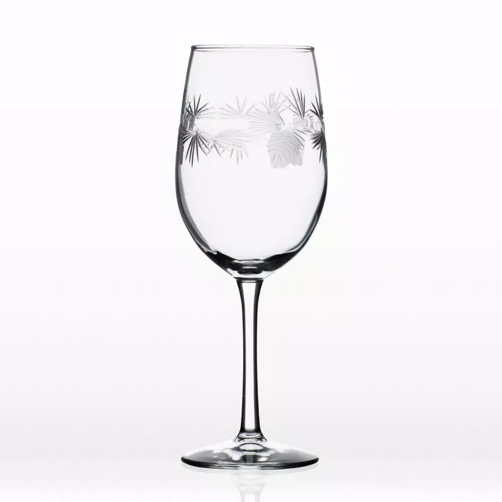 Rolf Glass Icy Pine 12 oz. Clear White Wine Glasses, Set of 4