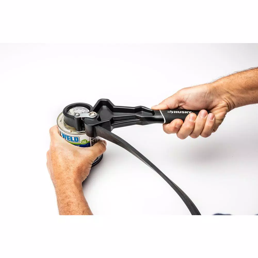 Husky 8 in. Strap Wrench with Non-Marring Rubber Strap