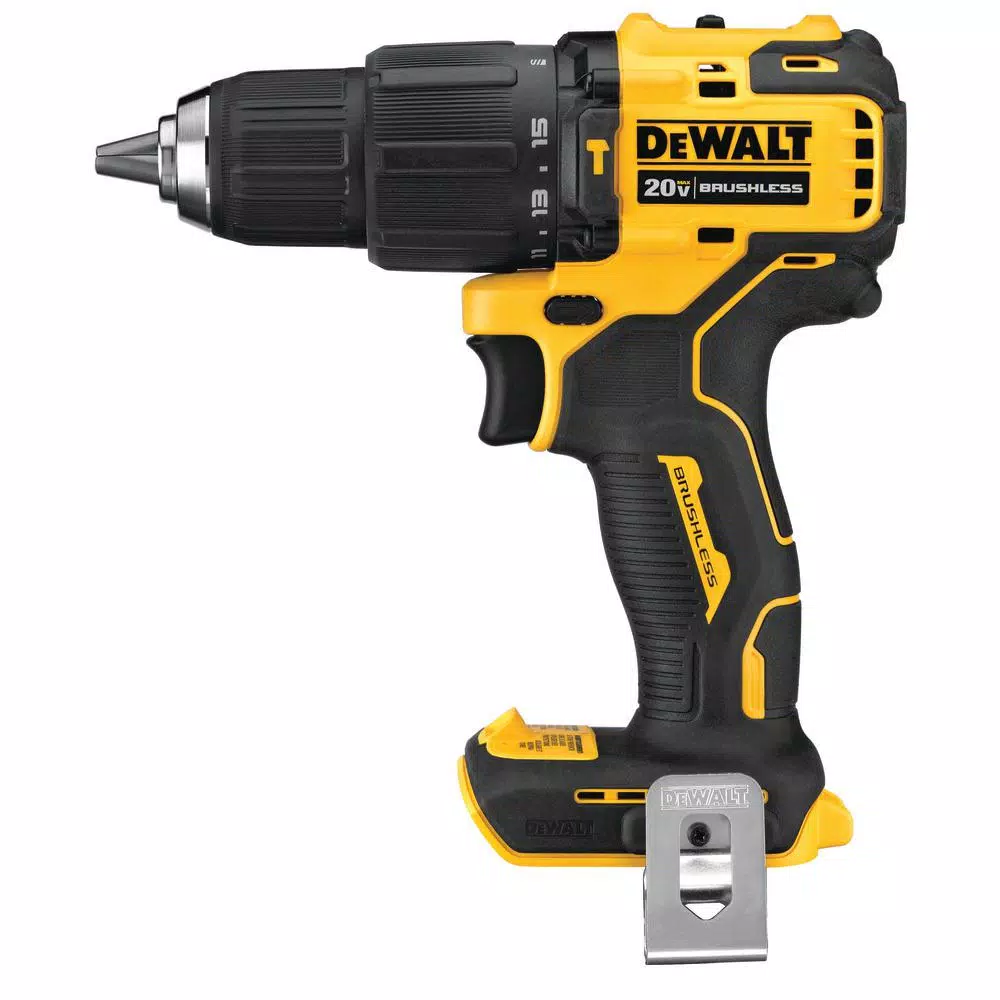DEWALT 20V MAX ATOMIC Brushless Compact 1/2 in. Hammer Drill Driver (Tool-Only)