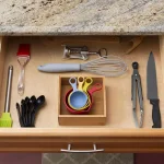 Unbranded Bamboo Drawer Organizer - 6 x 6 x 2.5 in. Rustic Wooden Storage Box for Office, Bathroom, and Kitchen thumbnail 3
