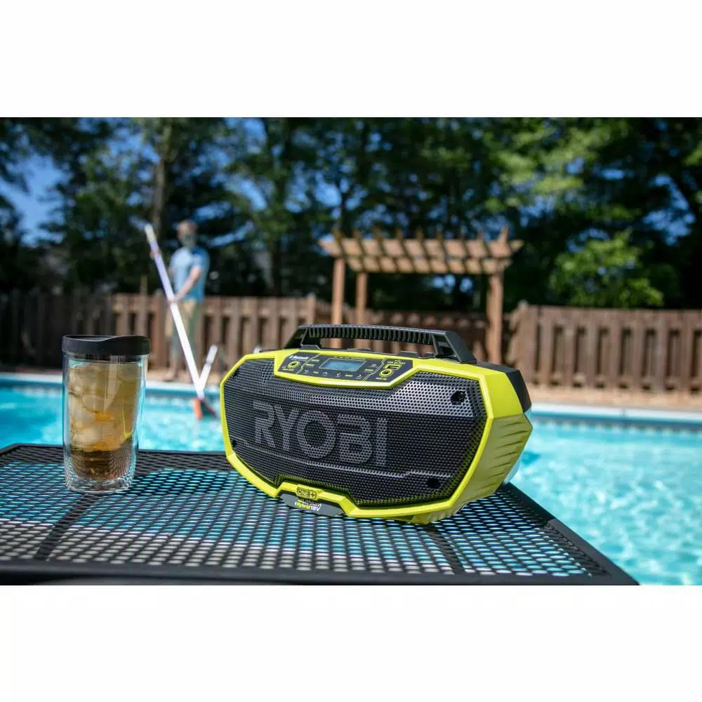 RYOBI 18V ONE+ Hybrid Bluetooth Stereo Job Site Radio (Tool Only)