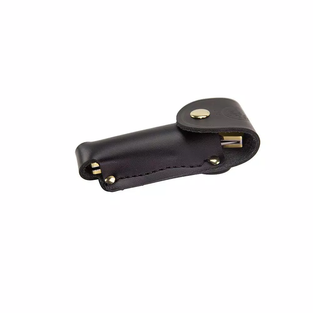 Klein Tools Klein's Sportsman Folding Knife with Ebony Wood Handle and Stainless Steel Clip Point Blade