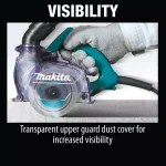 Makita 5 in. Dry Masonry Saw with Dust Extraction, 13 Amp thumbnail 7