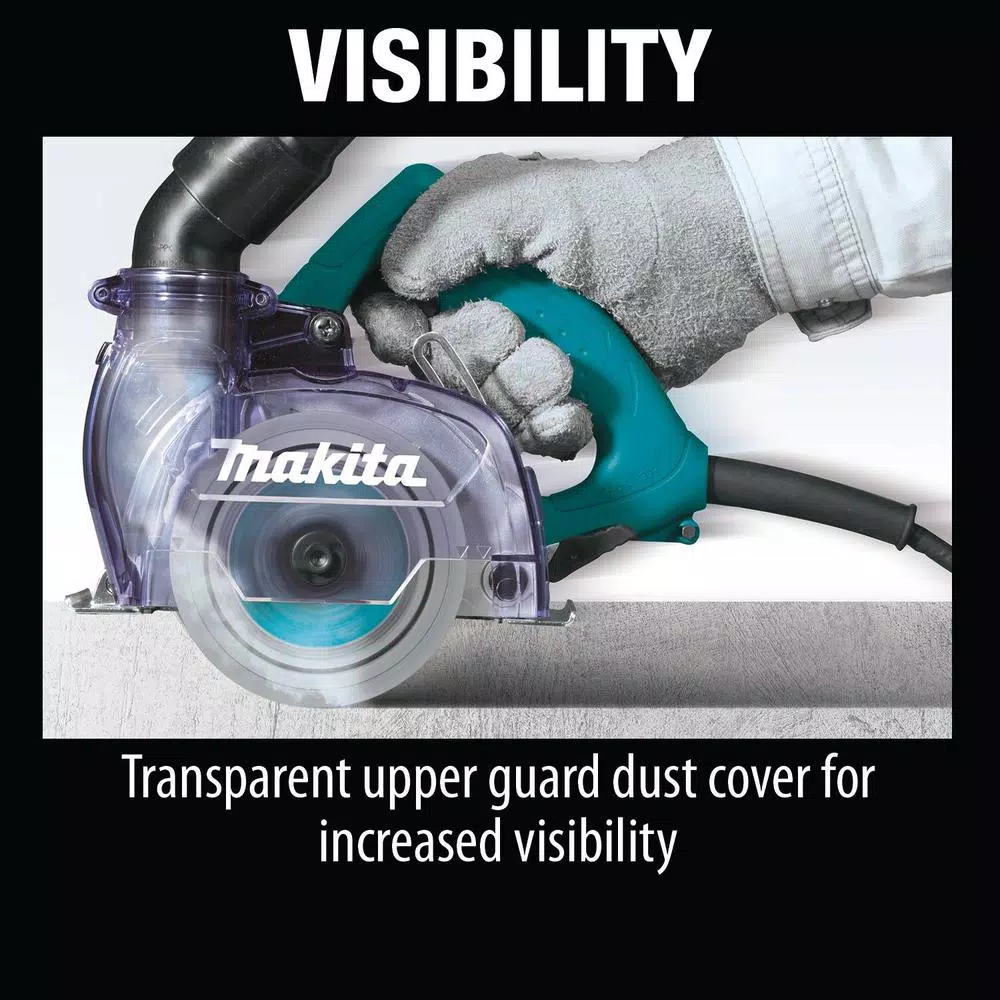 Makita 5 in. Dry Masonry Saw with Dust Extraction, 13 Amp