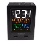 La Crosse Technology Digital Desktop Alarm Clock with Dual USB Charging Ports, Nap Timer, and Temperature/Humidity Display thumbnail 4