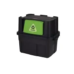 Rubbermaid 14 Gal. Stackable Indoor/Outdoor Recycling Bin with Lid thumbnail 1