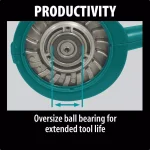 Makita 5 in. Corded Random Orbital Sander with Dust Bag and Hard Case, 3 Amp thumbnail 13