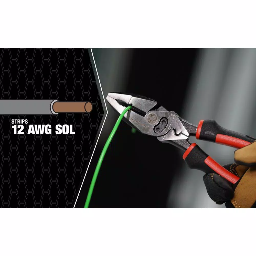 Southwire SCP9TPCB 9 in. Side-Cutting Combination Pliers Multi-Tool