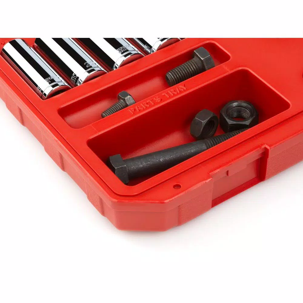TEKTON 52-Piece 1/2 in. Drive Metric 6-Point Socket and Ratchet Set