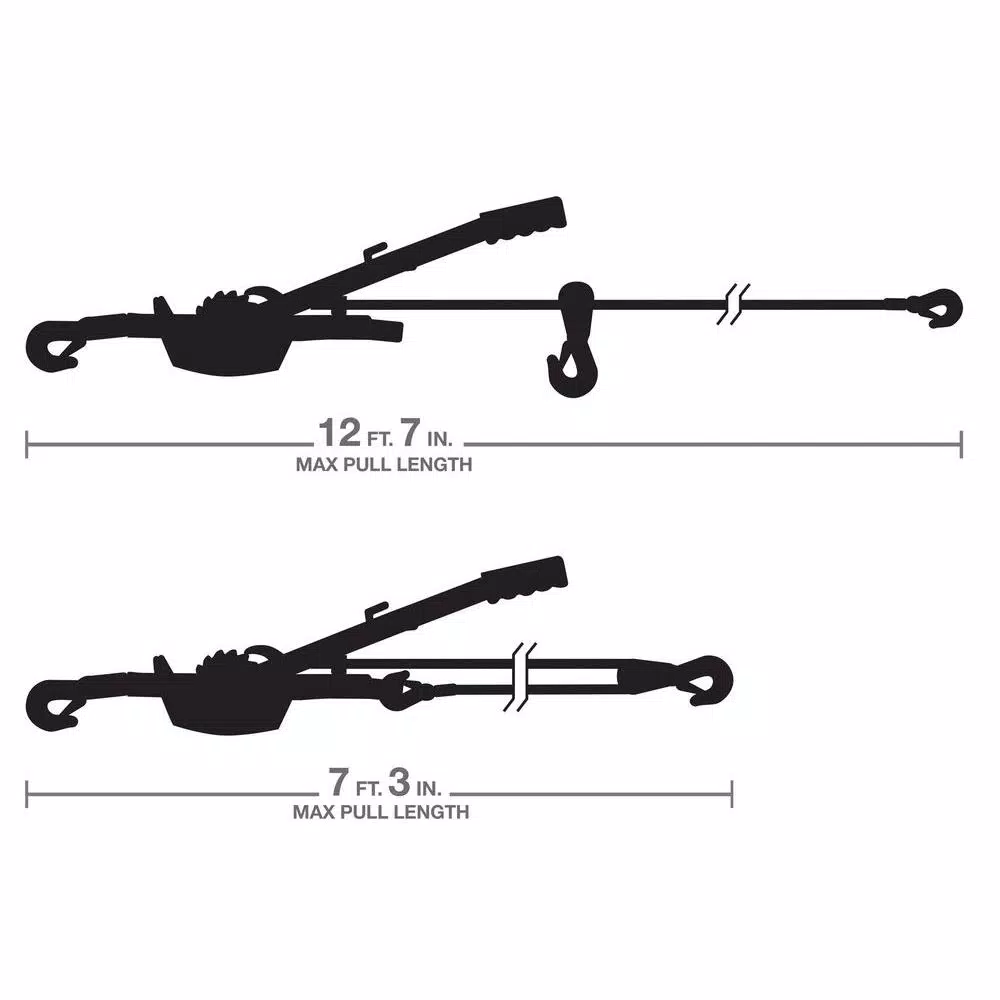 TEKTON 4 Ton Dual Gear Power Puller with 1/4 in. Aircraft-Grade Steel Cable
