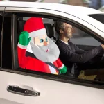 Airblown Gemmy Airblown Inflatables 3 ft. Santa Car Buddy Inflatable Passenger thumbnail 2