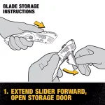 DEWALT Auto Load Folding Utility Knife with Integrated Blade Storage thumbnail 10