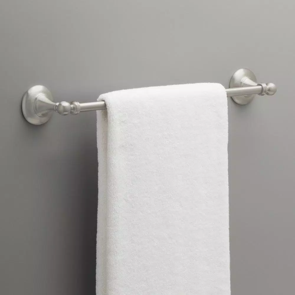 Delta Greenwich II 18 in. Single Towel Bar in SpotShield Brushed Nickel