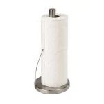 Mind Reader Stainless Steel Free Standing Paper Towel Holder - Heavy Base Silver thumbnail 5