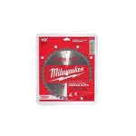 Milwaukee 10 in. 40-Teeth General Purpose Wood Cutting Circular Saw Blade thumbnail 2