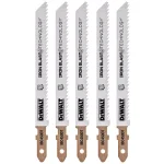 DEWALT 4 in. 10 TPI T-Shank Wood Down Cutting Jigsaw Blade (5-Pack) thumbnail 1