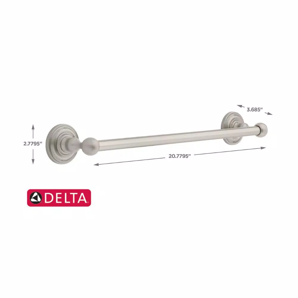 Delta Greenwich 18 in. Single Towel Bar in SpotShield Brushed Nickel