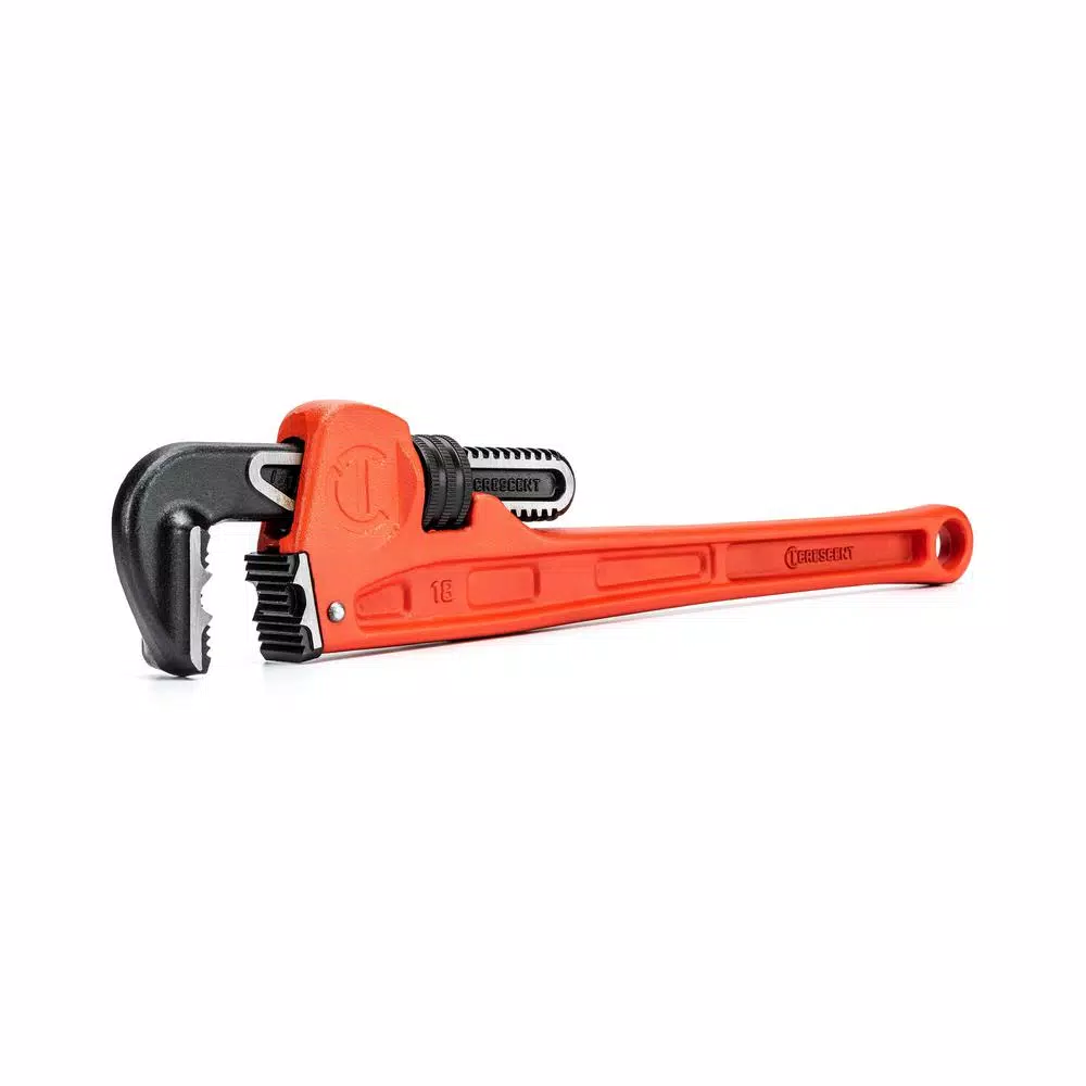 Crescent 18 in. Cast Iron Pipe Wrench with K-9 Angle-Access Jaws