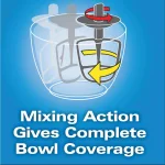 Hamilton Beach 7-Quart 7-Speed Stainless Steel Stand Mixer with 3 Attachments thumbnail 6