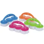 Basicwise Heavy Duty Multi-Color Scrub Brushes, 4-Set thumbnail 1