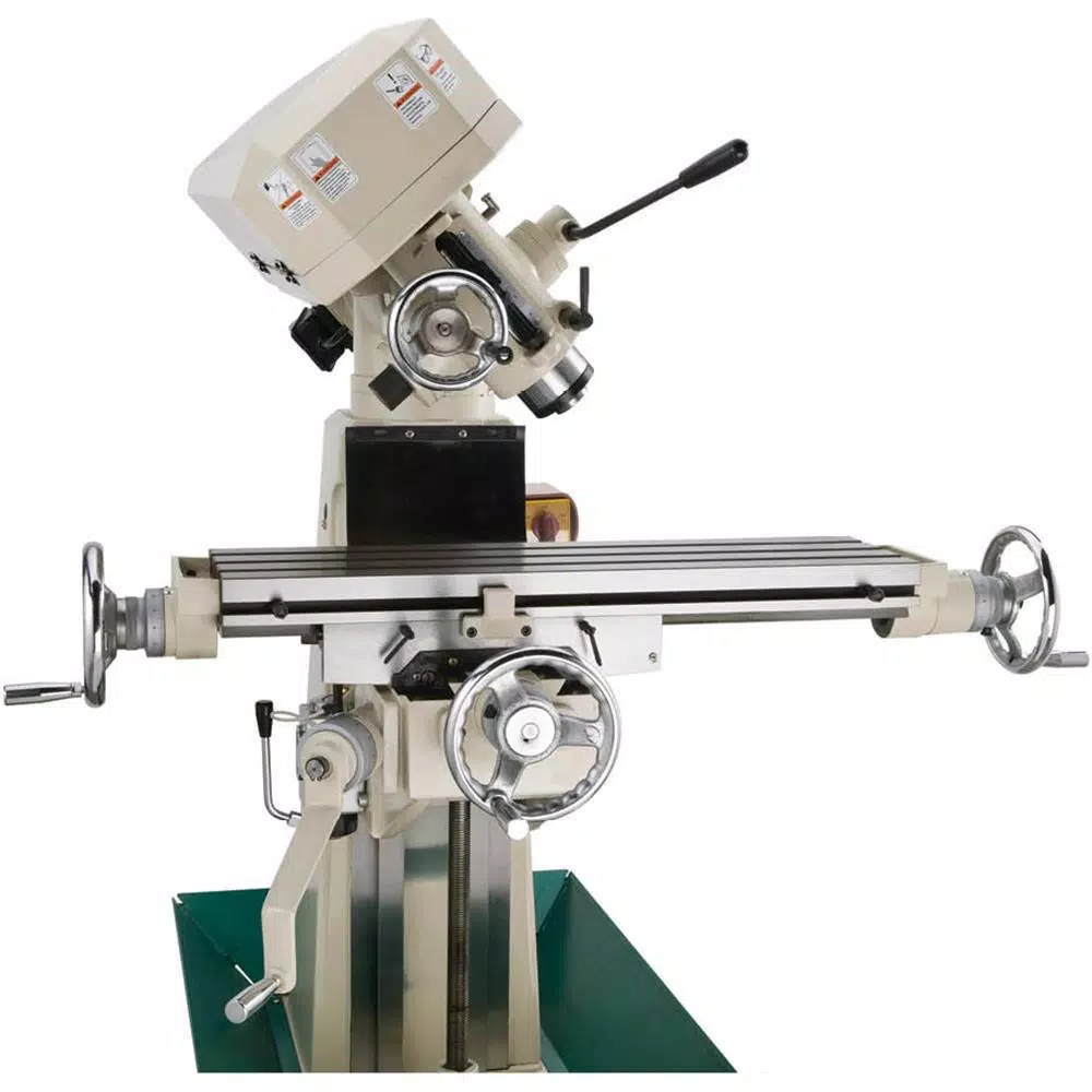 Grizzly Industrial 8 in. x 30 in. Vertical Milling Machine with Power Feed