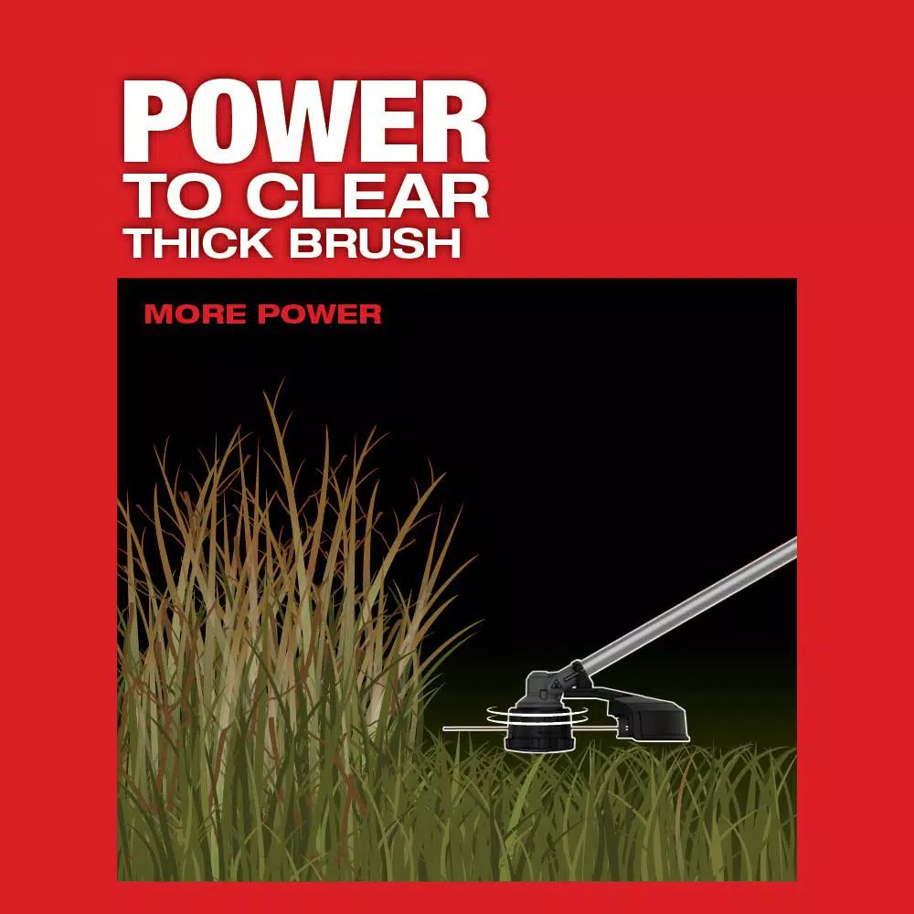 Milwaukee M18 FUEL QUIK-LOK Cordless String Trimmer Kit with (3) 8.0 Ah Batteries and Charger