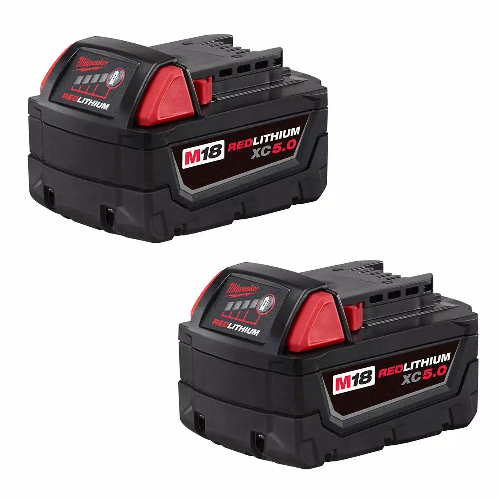 Milwaukee M18 18V Lithium-Ion XC 5.0 Ah Extended Capacity Battery Pack (10-Pack)